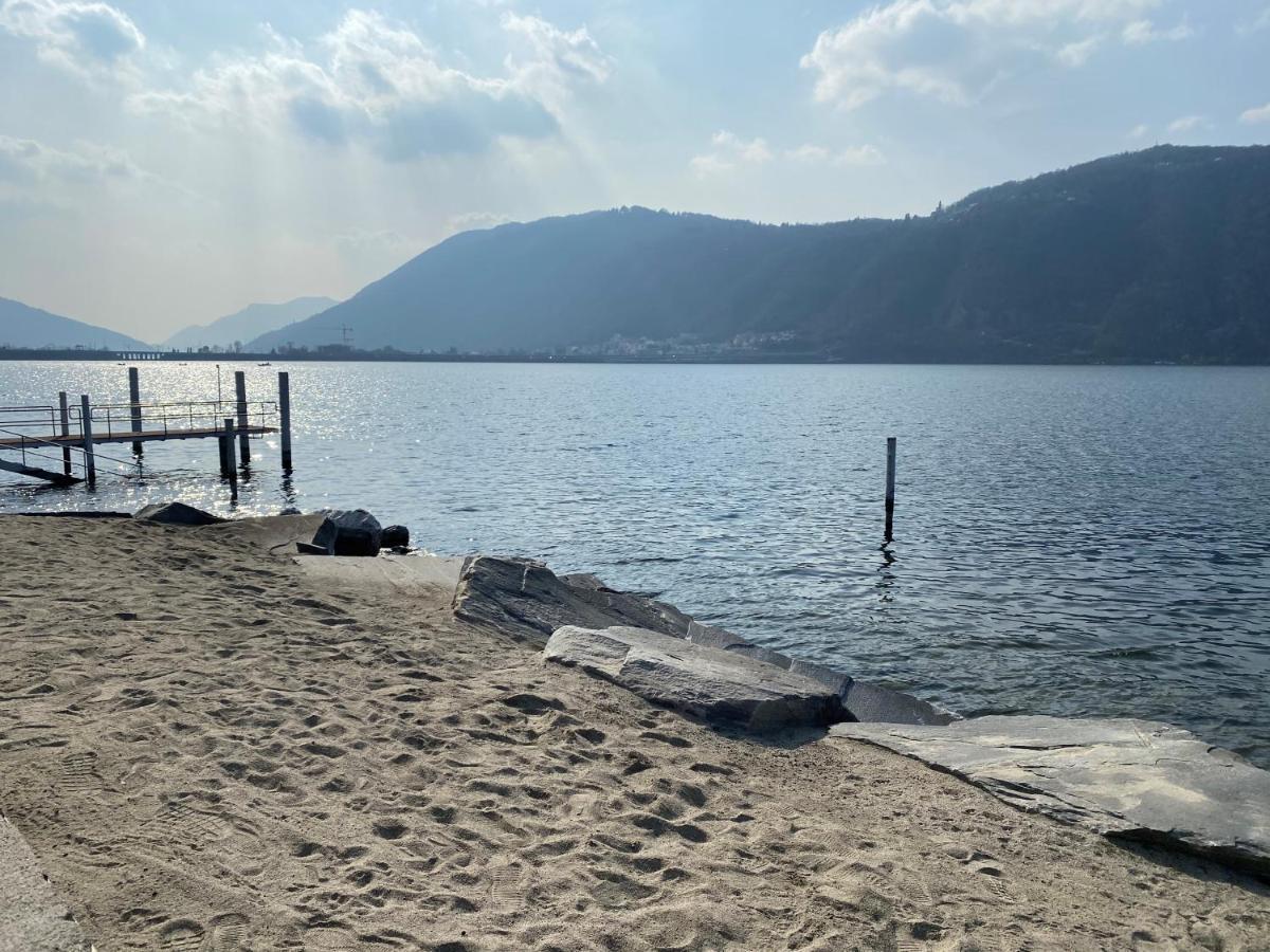 Relax-Lugano Lake Bissone Eksteriør bilde