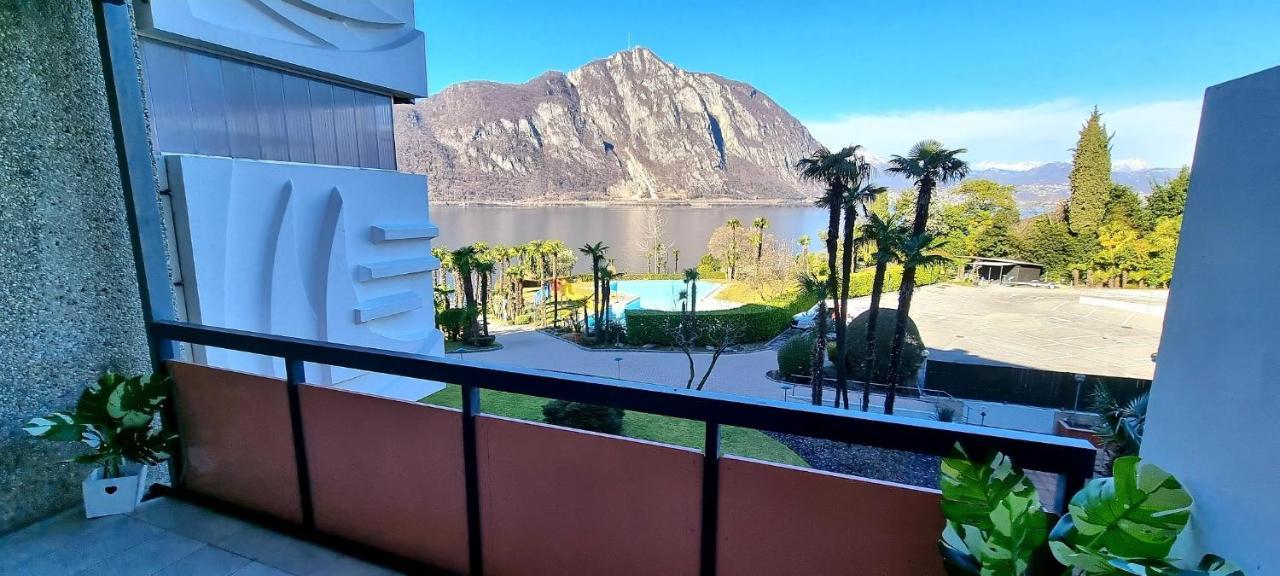 Relax-Lugano Lake Bissone Eksteriør bilde