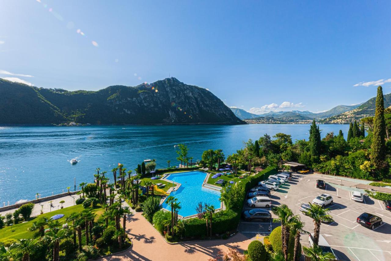 Relax-Lugano Lake Bissone Eksteriør bilde