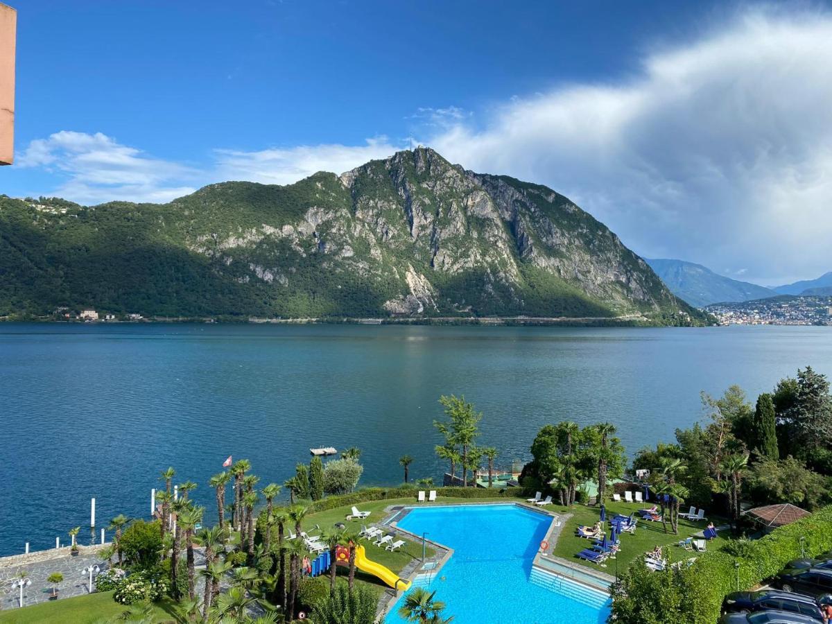 Relax-Lugano Lake Bissone Eksteriør bilde