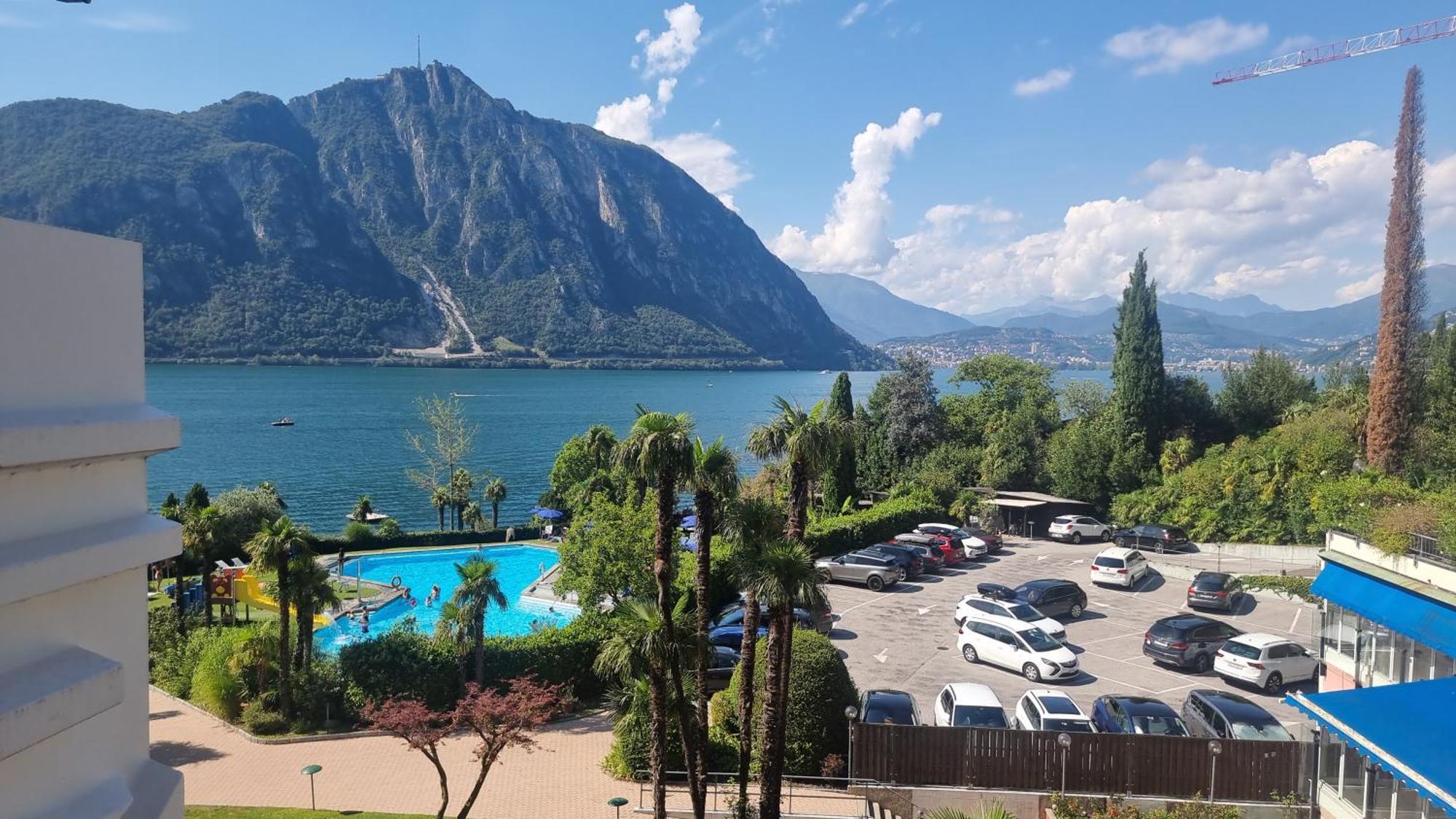Relax-Lugano Lake Bissone Eksteriør bilde