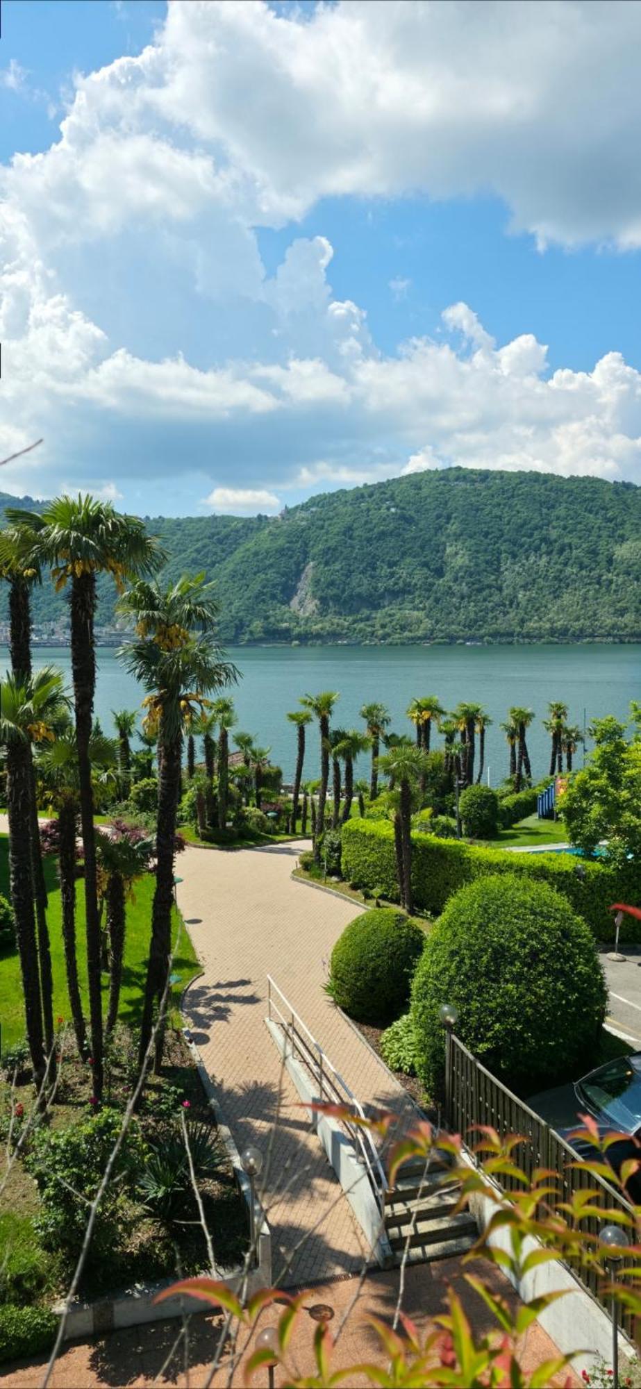 Relax-Lugano Lake Bissone Eksteriør bilde